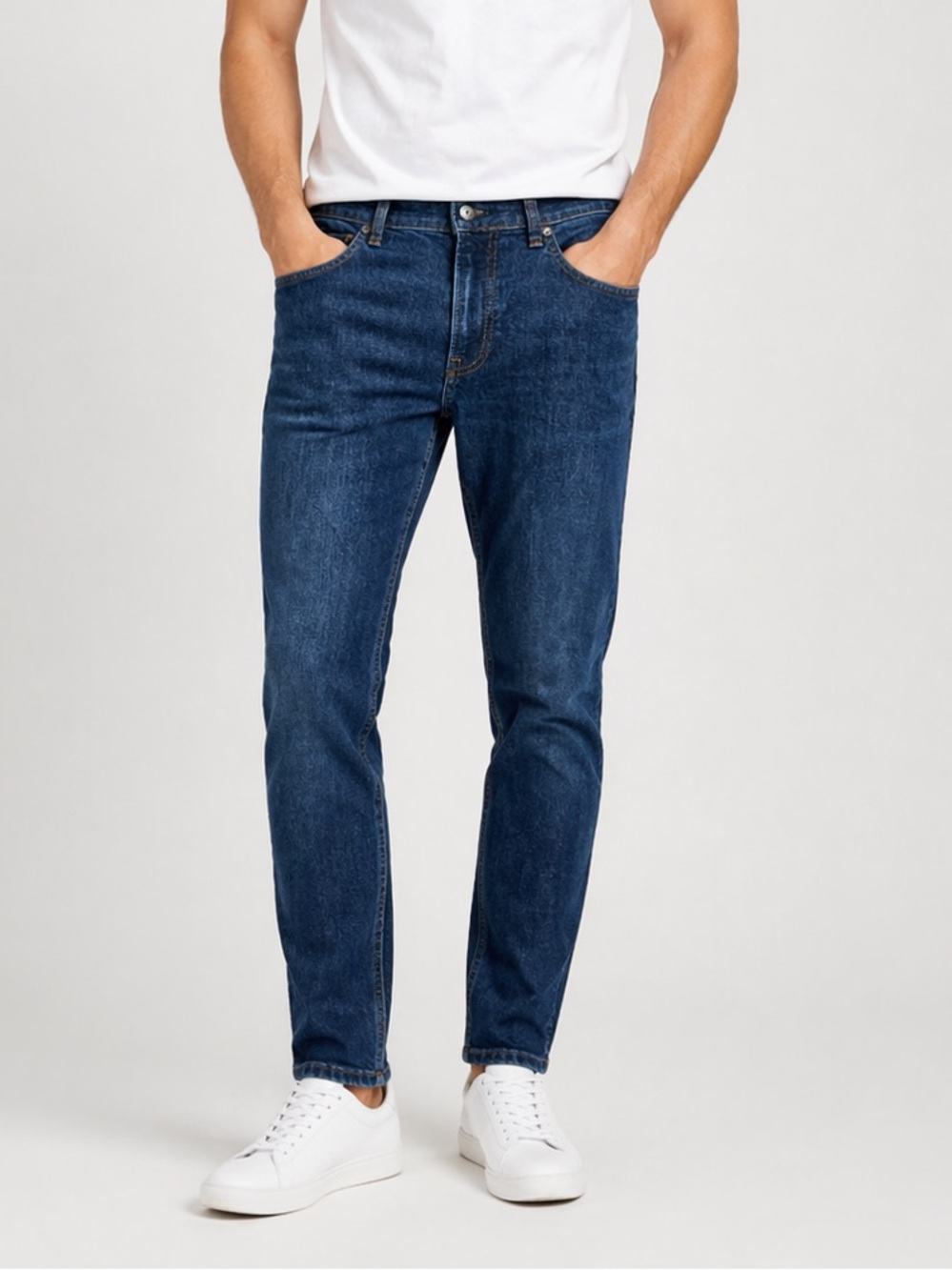 Everlane Mens Dark Wash Denim the Slim Jean 33 x 30
